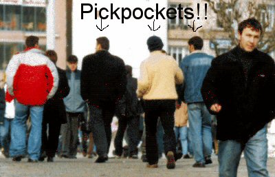 Real life pickpockets